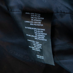 Karl Lagerfeld Black Officer’s Coat