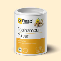 Raab Bio Topinambur Pulver 150g - Mit Inulin und Ballaststoffen aus Deutschland