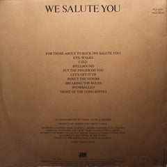 AC/DC : For Those About To Rock We Salute You (LP, Album, Gat)