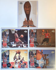 1994 Upper Deck Rare Air Michael Jordan PROMO SET (Complete 5 Jumbo Cards)