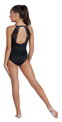 New Leotard Danz N Motion 26126C Girl's Sizes Lace Halter Ballet Jazz