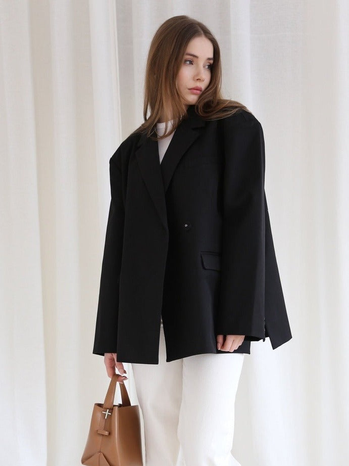 Amariella blazer - black by MbyM / Message - Blazer. 1+lagerTrondheimTorg, 2025, 2502, ansattrabatt, Blazer, Brando, brando-no, Dame, opprettetsiste2måneder, Pentøy, Publisert, Rabattkode, SHLP, YGroup_amariellablazer