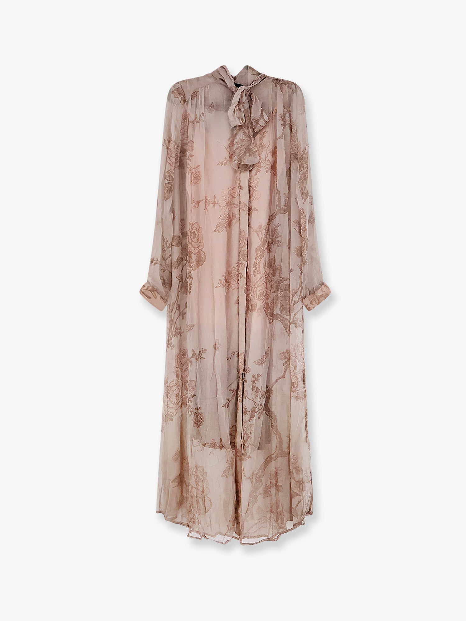 Mes Demoiselles Grace Long Viscose Dress Beige