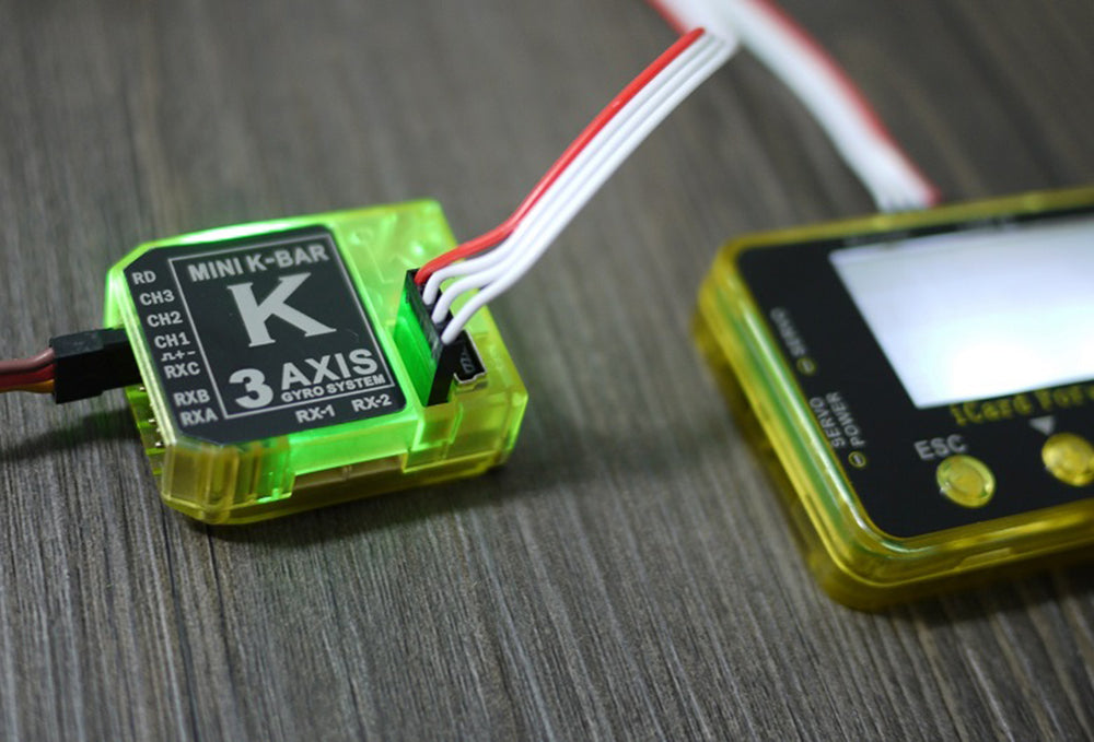 KBAR K-BAR K8 V2 V-BAR Helicopter 3-Axis Gyro FBL iCard Setting Card Box