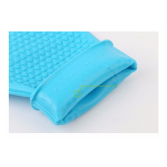 2Pcs Of Silica Gel Gloves Kitchen Five Fingers Baking Insulation Anti Scalding