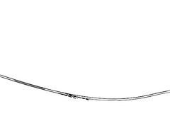 Drum Brake Front Cable (2225)