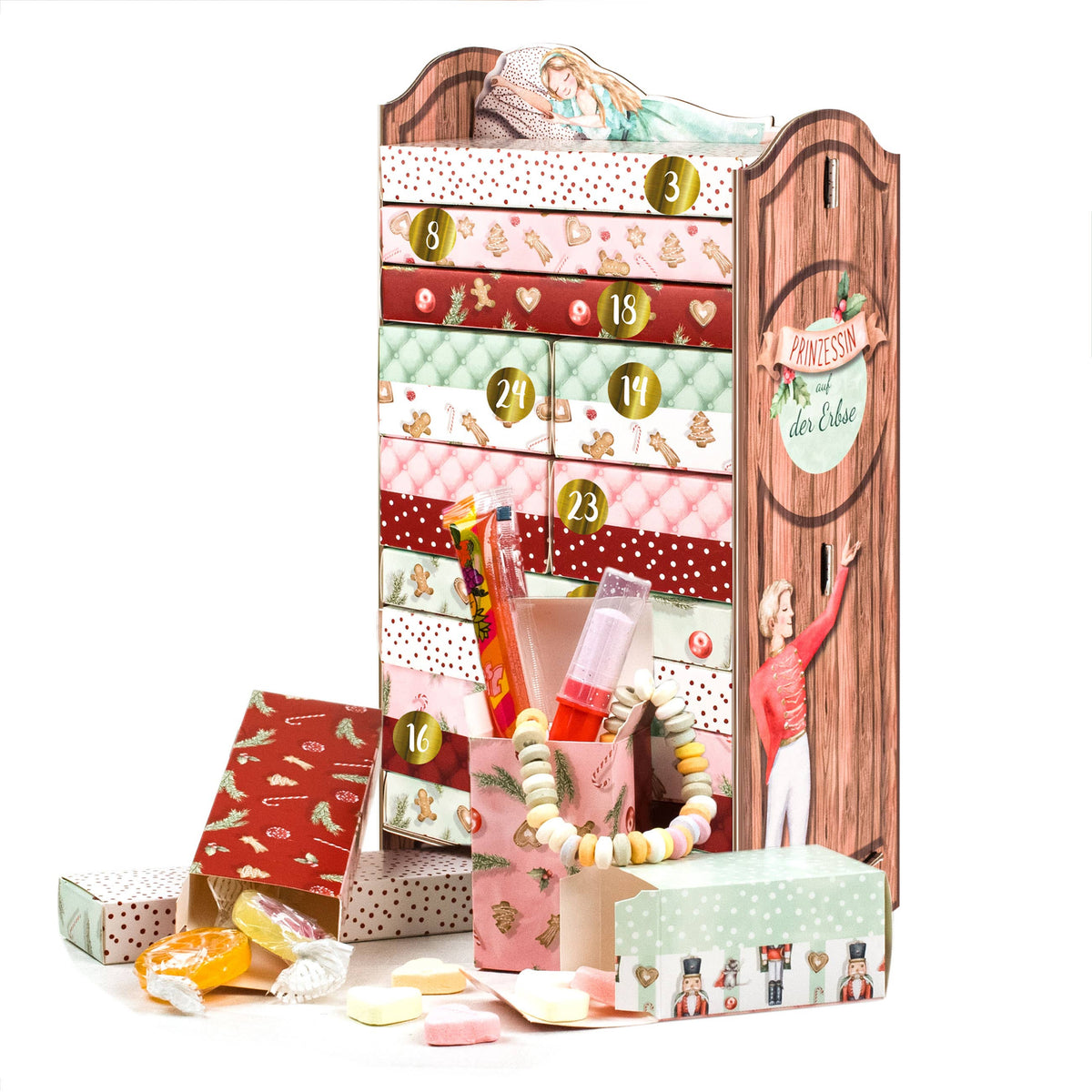 Prinsessen på ærten Pakkekalender - DIY Sæt Papierdrachen
