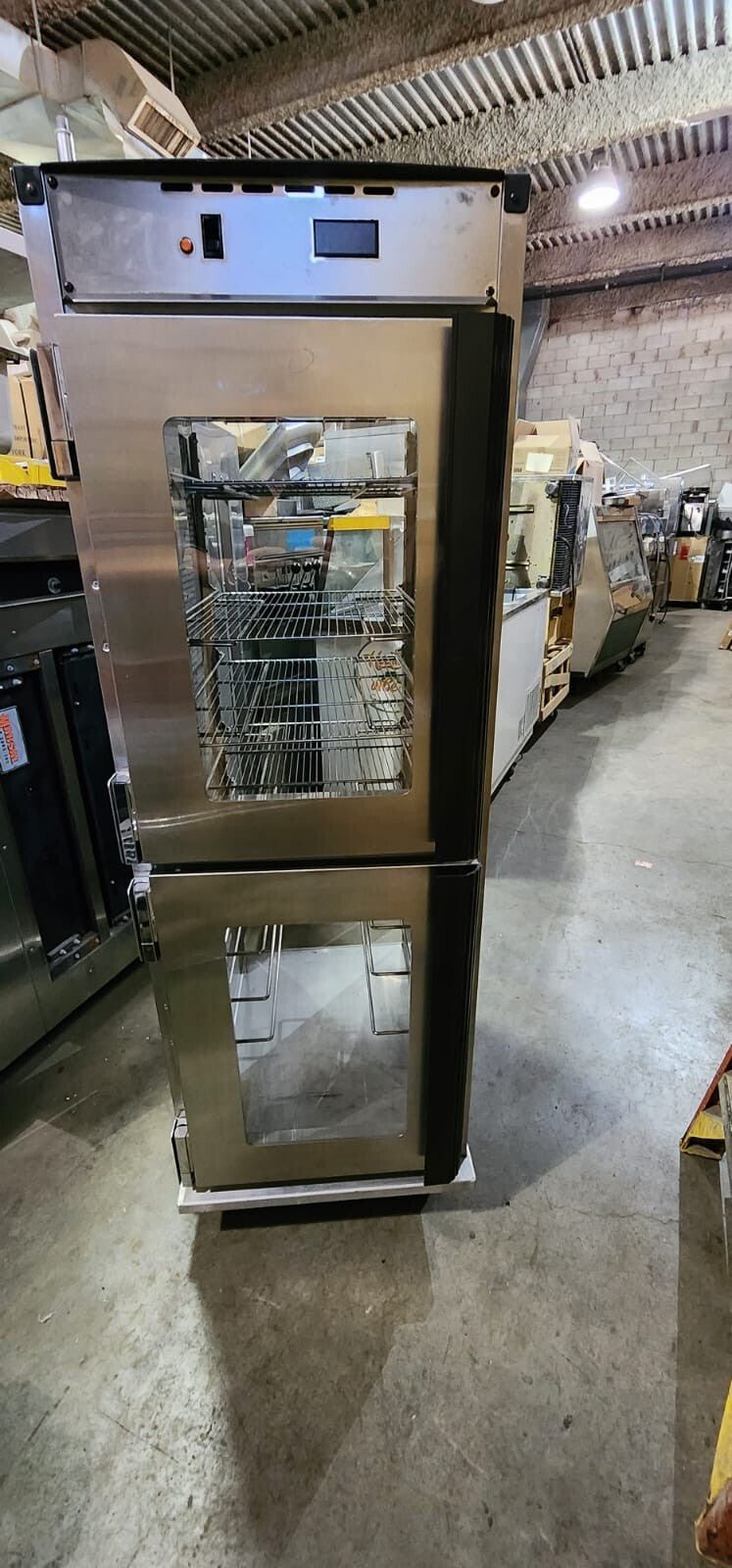 Cres Cor  MODEL: H-138-NPS-36CMQLRS Full Height Insulated Mobile Heated Cabinet