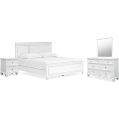 Signature Design by Ashley Fortman B680B17 6 pc King Panel Bedroom Set IMAGE 1