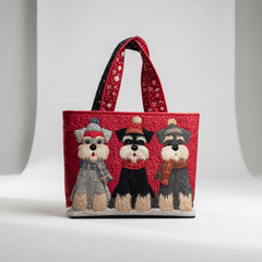 Sac Tote Artisan - Trio de Schnauzers