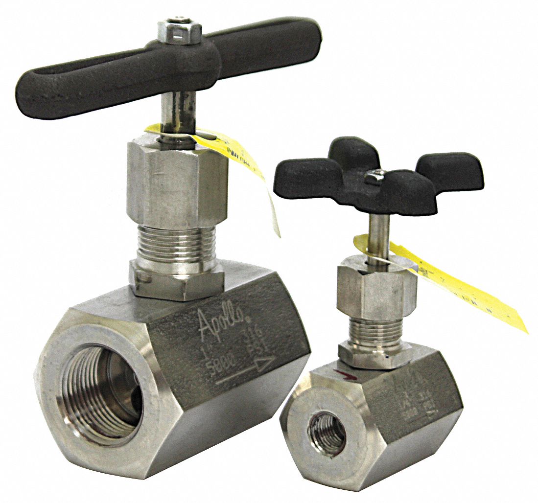 Apollo Globe Valve, FNPT x FNPT, 316 Stainless Steel, 3/4 in Pipe Size - Valves - 60A70424