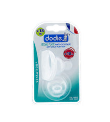 DODIE TETINE PLATE SENS+ ANTI COLIQUE D5 +18M X2