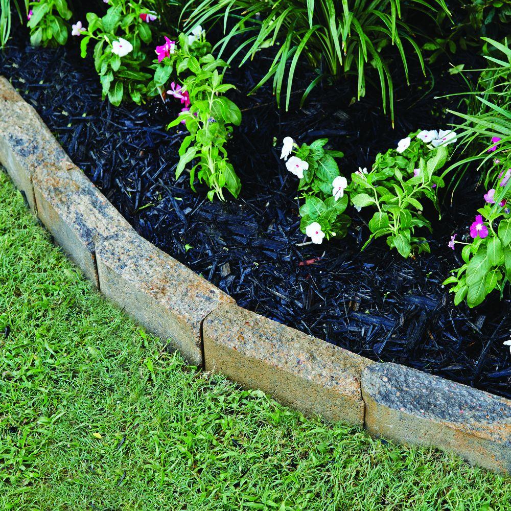 Pavestone SplitRock 10.5 in. x 3.5 in. x 4 in. Palomino Concrete Edger (168 Pcs. / 147 Lin. ft. / Pallet) - Super Arbor