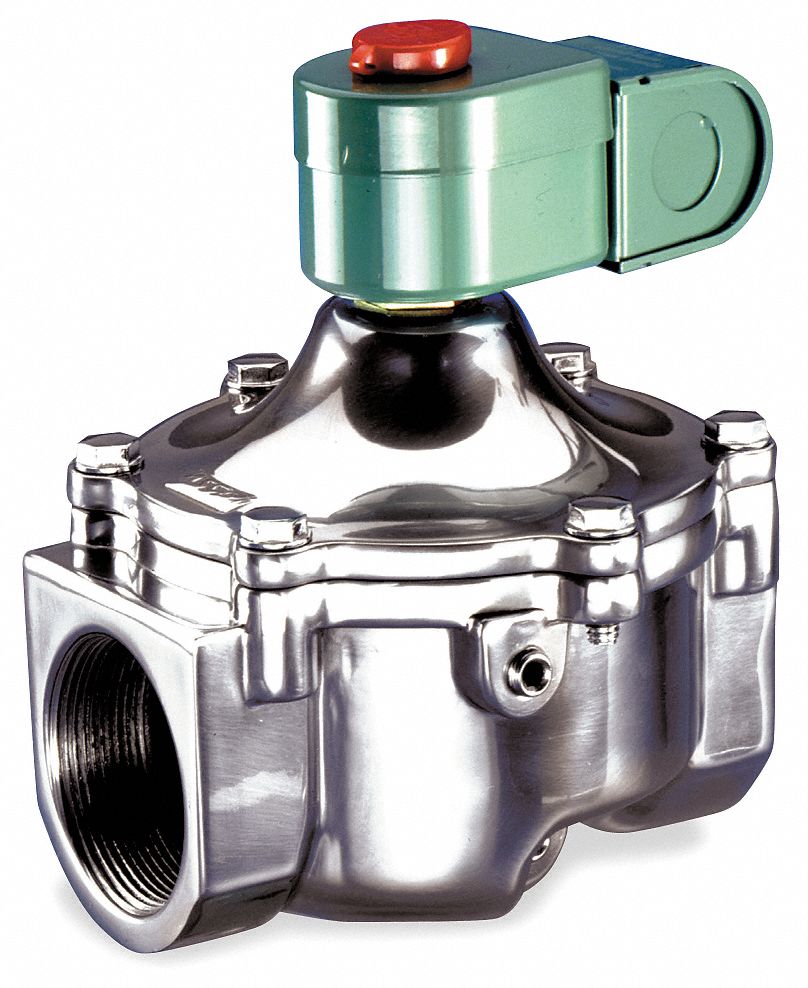 Redhat 1" Aluminum Air and Fuel Gas Solenoid Valve, Normally Closed - 8215B050CSA
