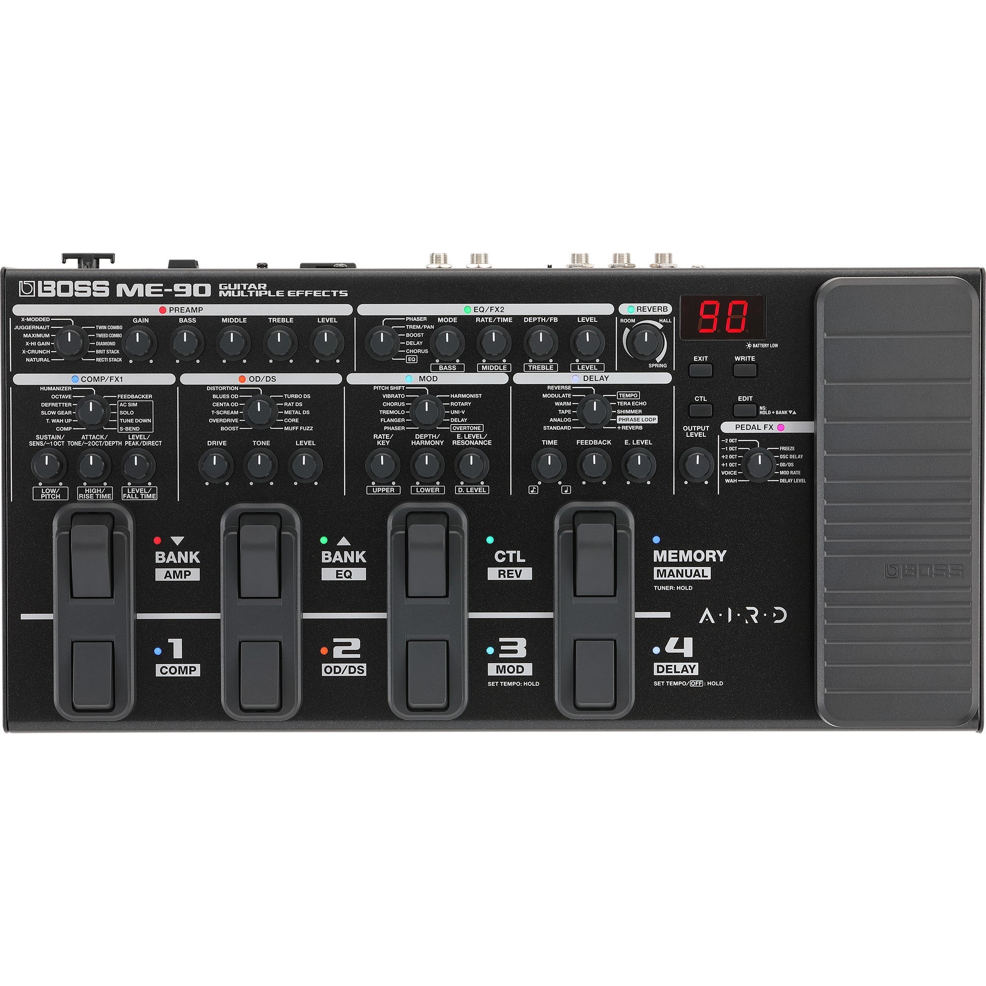 Boss ME-90 Guitar Multi-Effects Pedal - New