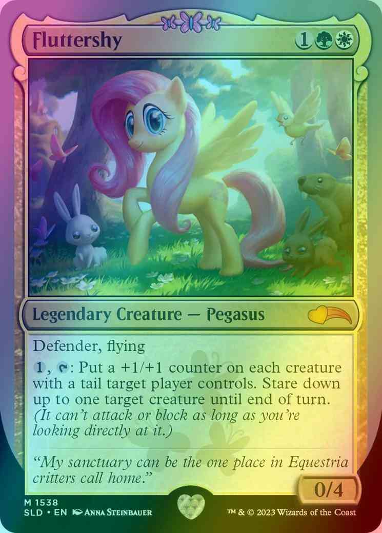 Fluttershy [1538] [Ponies: The Galloping 2] [Secret Lair Drop] [Foil]