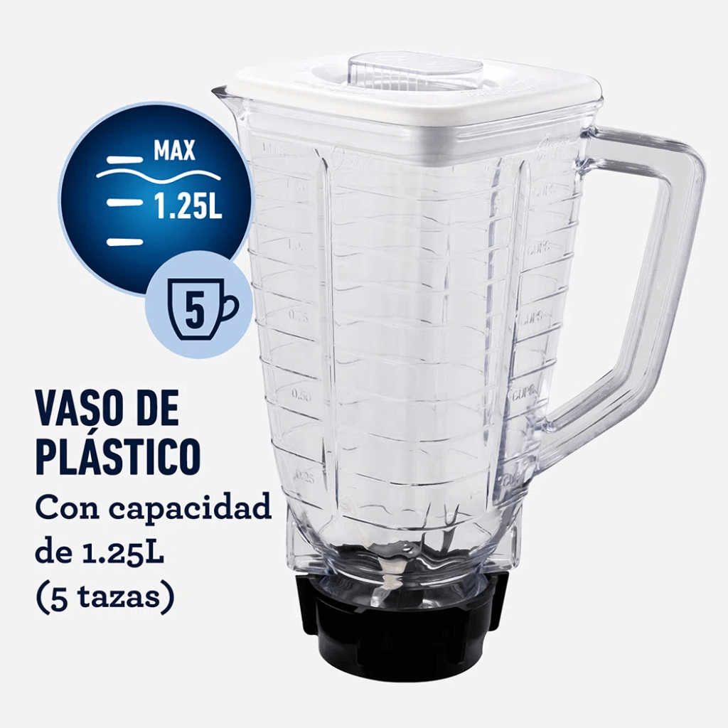 Oster Licuadora Frasco Plástico, BLSTKAP-WRD