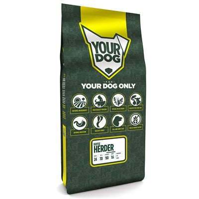 Deutscher Schäferhund Adult 12 KG rassespezifisches Trockenfutter von Yourdog für erwachsene Schäferhunde