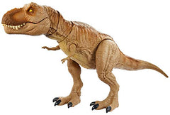 Mattel Jurassic WorldCampCretaceousIsla Nublar Epic Roarin Tyrannosaurus Rex Large Action Figure with Primal Attack Feature, Sound, Realistic Shaking, Movable Joints; Ages 4 Years & Up