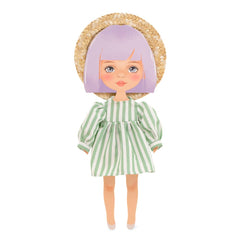 Ensemble de vêtements : robe rayée de 28 cm