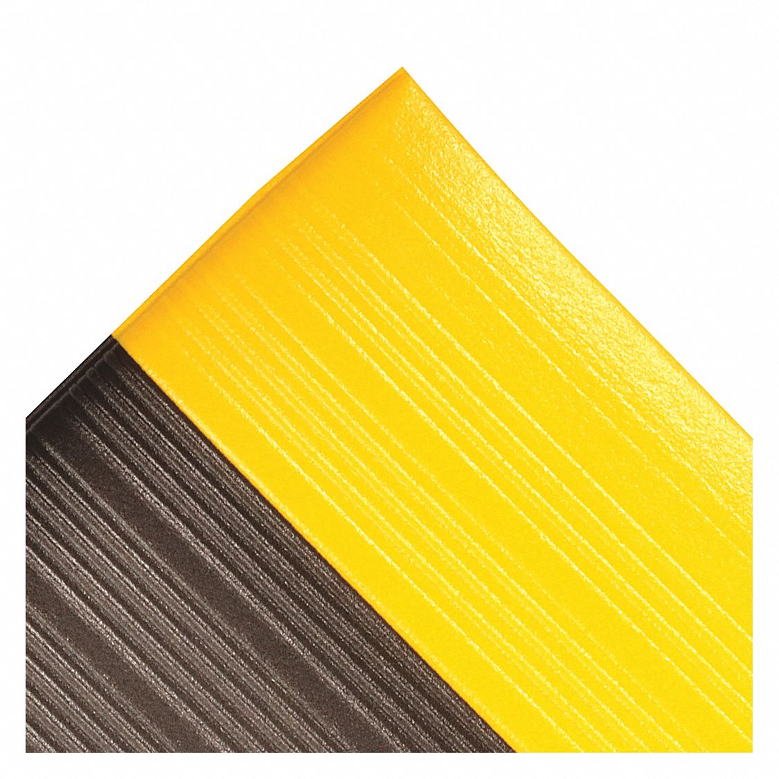 Notrax 410S0338BY - Antifatigue Mat Black YllwBrdr 3ft.x8ft.