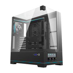 Darkflash DY450 PRO computercase (sort) + 1 fan