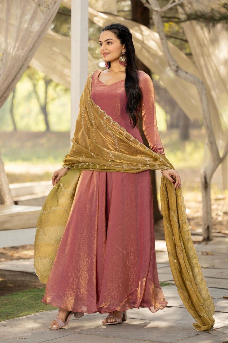 Beautiful, elegant space silk gown features a flared silhouette #shopnow  #fashion @ArtistryC 30-5-25