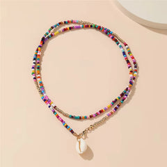 Shell Rainbow Necklace
