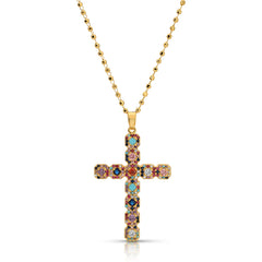 Icy Cross Necklace