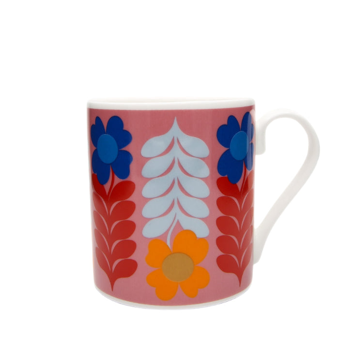 Keith Brymer Jones Frances Collett Mug 275ml - Flower - Pink