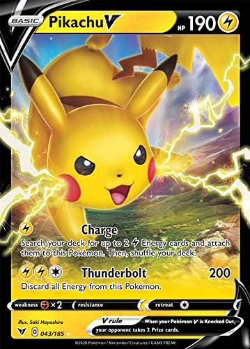 Pokemon - Pikachu V - 043/185 - Ultra Rare
