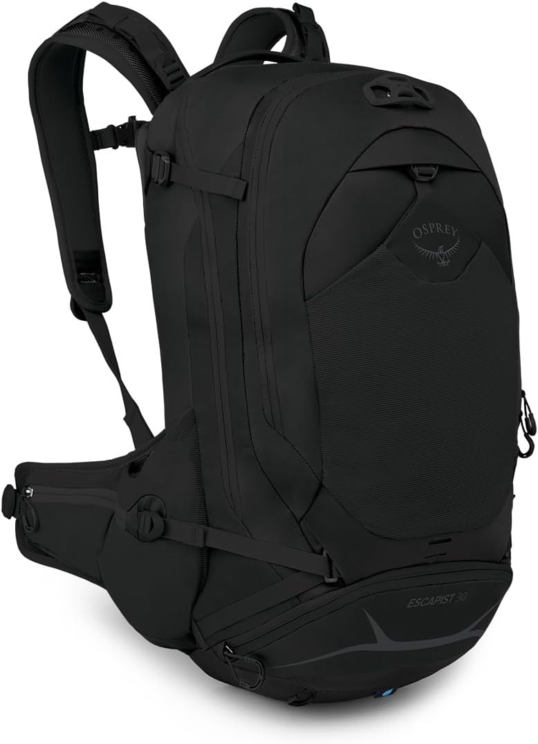 Osprey Escapist 30L Biking Backpack, Black, Small/Medium