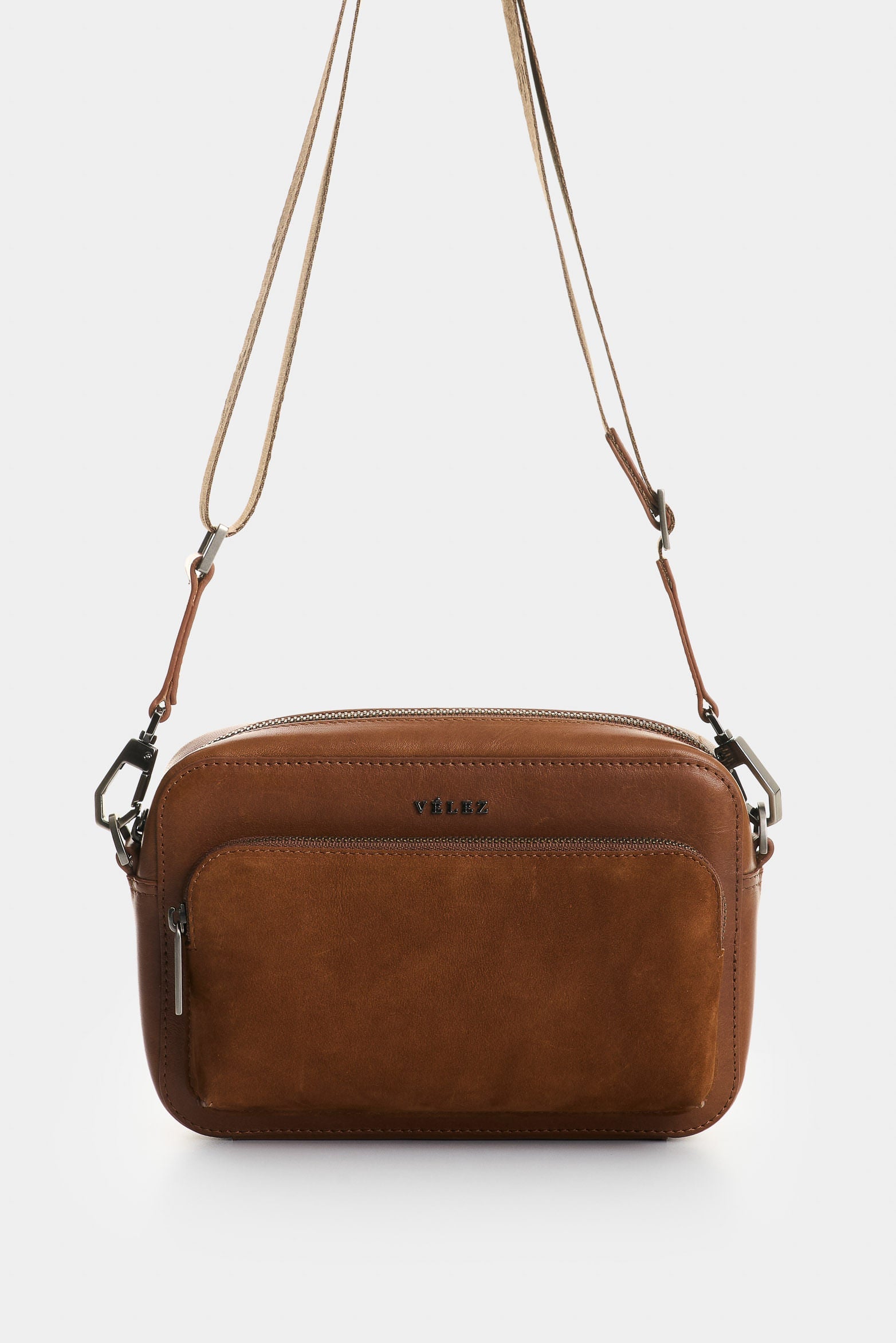 Kansas 2 leather crossbody bag for men