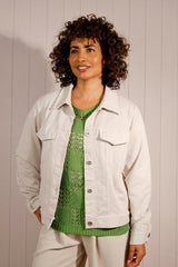 Cotton Paisley Embossed Jacket from Goose Island