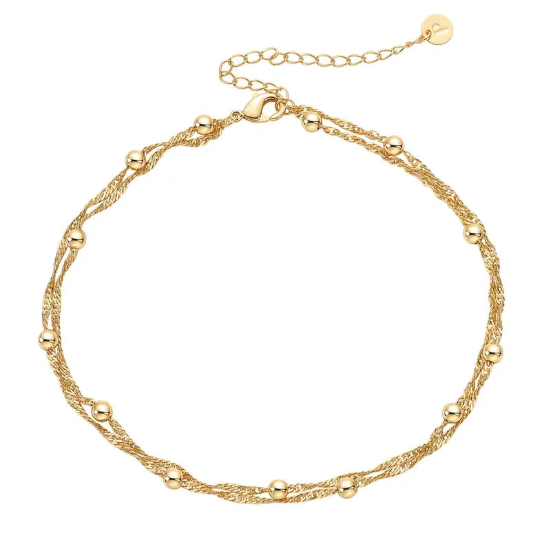 14K Gold Plated Luxe Anklet