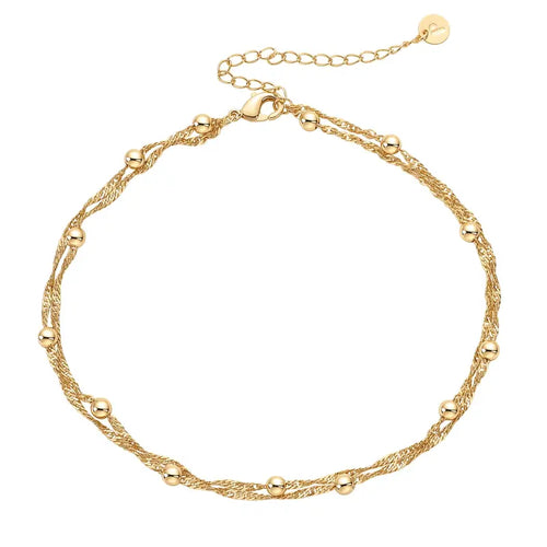 14K Gold Plated Luxe Anklet