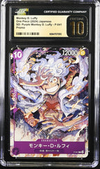 CGC 10 PRISTINE Japanese One Piece 2024 Monkey D. Luffy P-041 One Piece Day