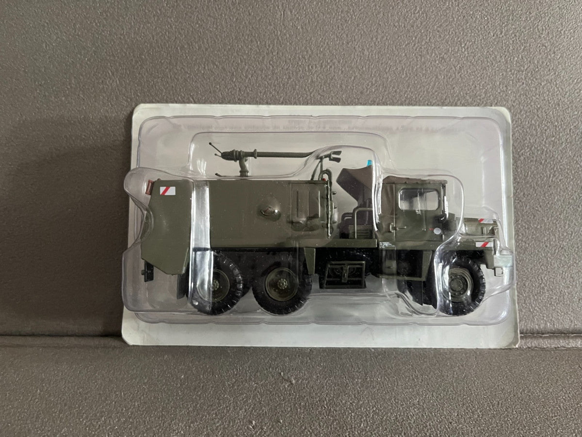 Voiture miniature Camion Berliet GBC 8KT Incendie Militaire Hachette 1/43