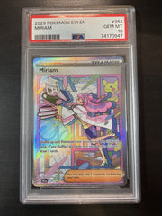 PSA 10 GEM MINT Miriam SCARLET VIOLET BASE 251 SPECIAL RARE Pokemon Card