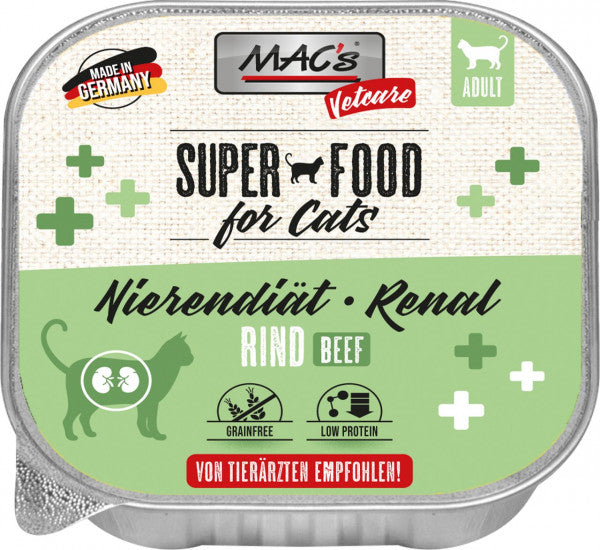 Mac´s Cat Vetcare Rind Nierendiät