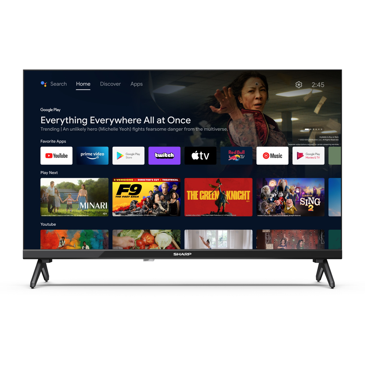 5903802469875 SHARP 24FH2EA - LED Android TV TV & HIFI,TV,TV 2190006099 24FH2EA