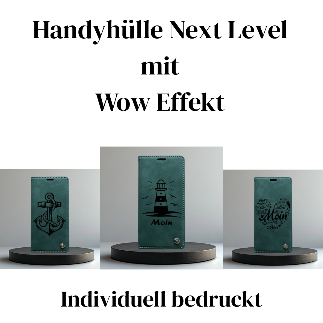 Handyhülle Samsung Galaxy S21 S21 FE S21 Plus S21 Ultra Flipcase grün individuell bedruckt
