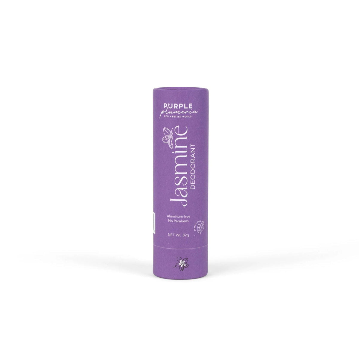 Plastic-Free Deodorant – Aluminum & Paraben-Free – Jasmine, Citrus & Peach Berry Scents