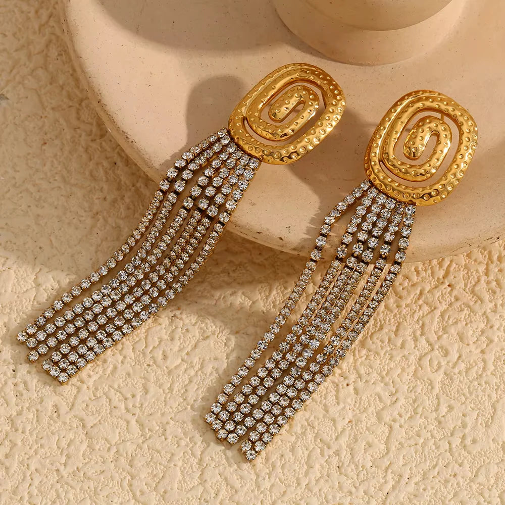 Vortex Tassel Earrings