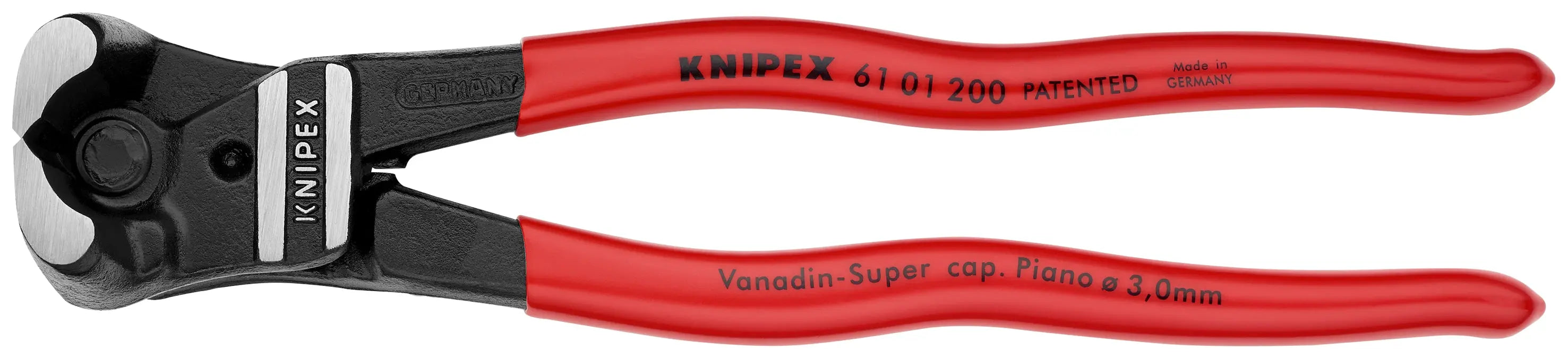Knipex 61 01 200 KN | High Leverage Bolt End Cutting Nippers Knipex