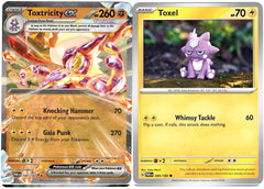 Toxtricity ex 100/182 - Paradox Rift - Double Rare - Pokemon Card 2 Lot