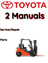 TOYOTA 8FDF15 FORKLIFT SERVICE REPAIR SHOP PARTS MANUAL