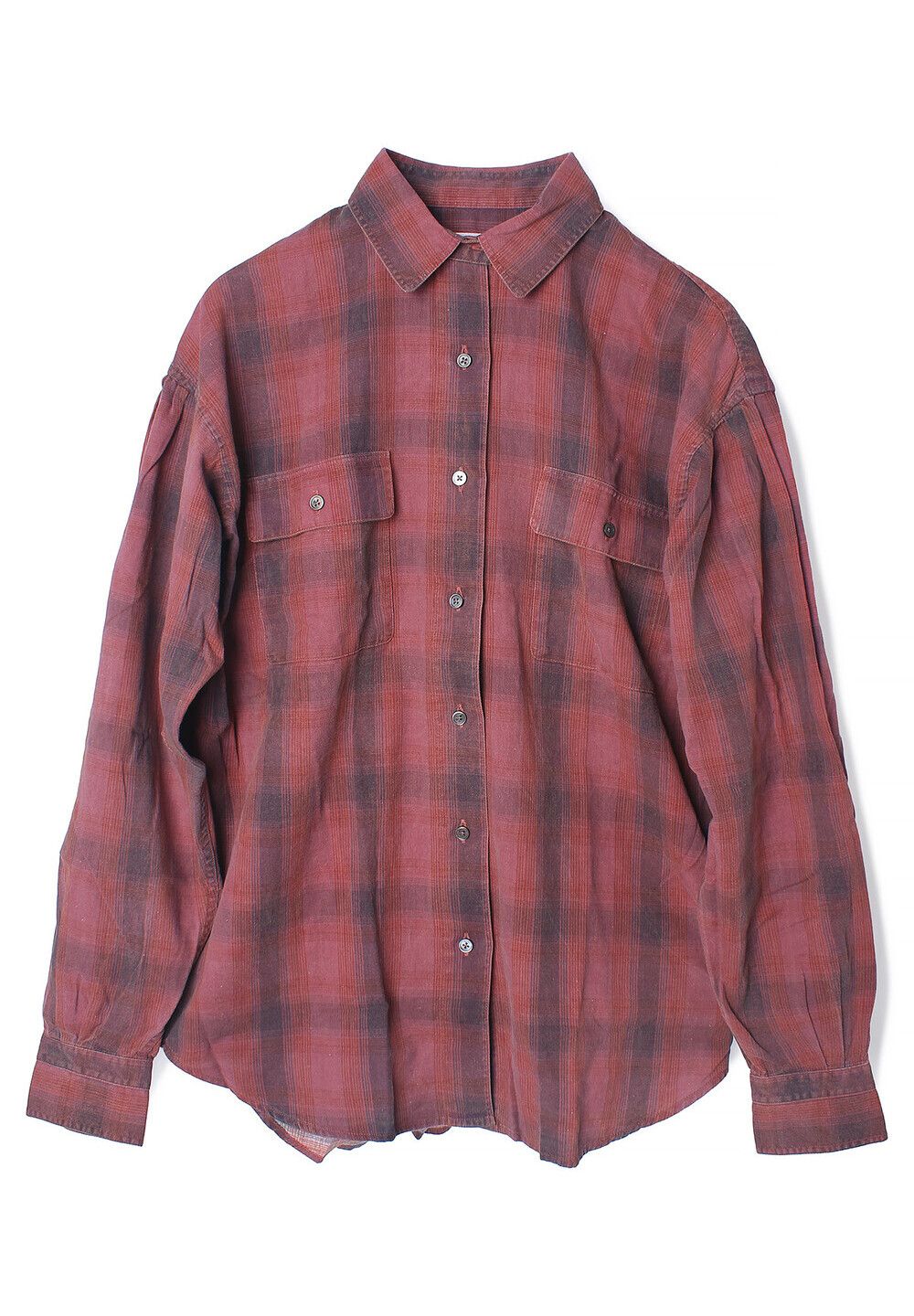 Our Legacy Women's Idaho Flannel Check DIME Shirt W4252DIFL 146990421