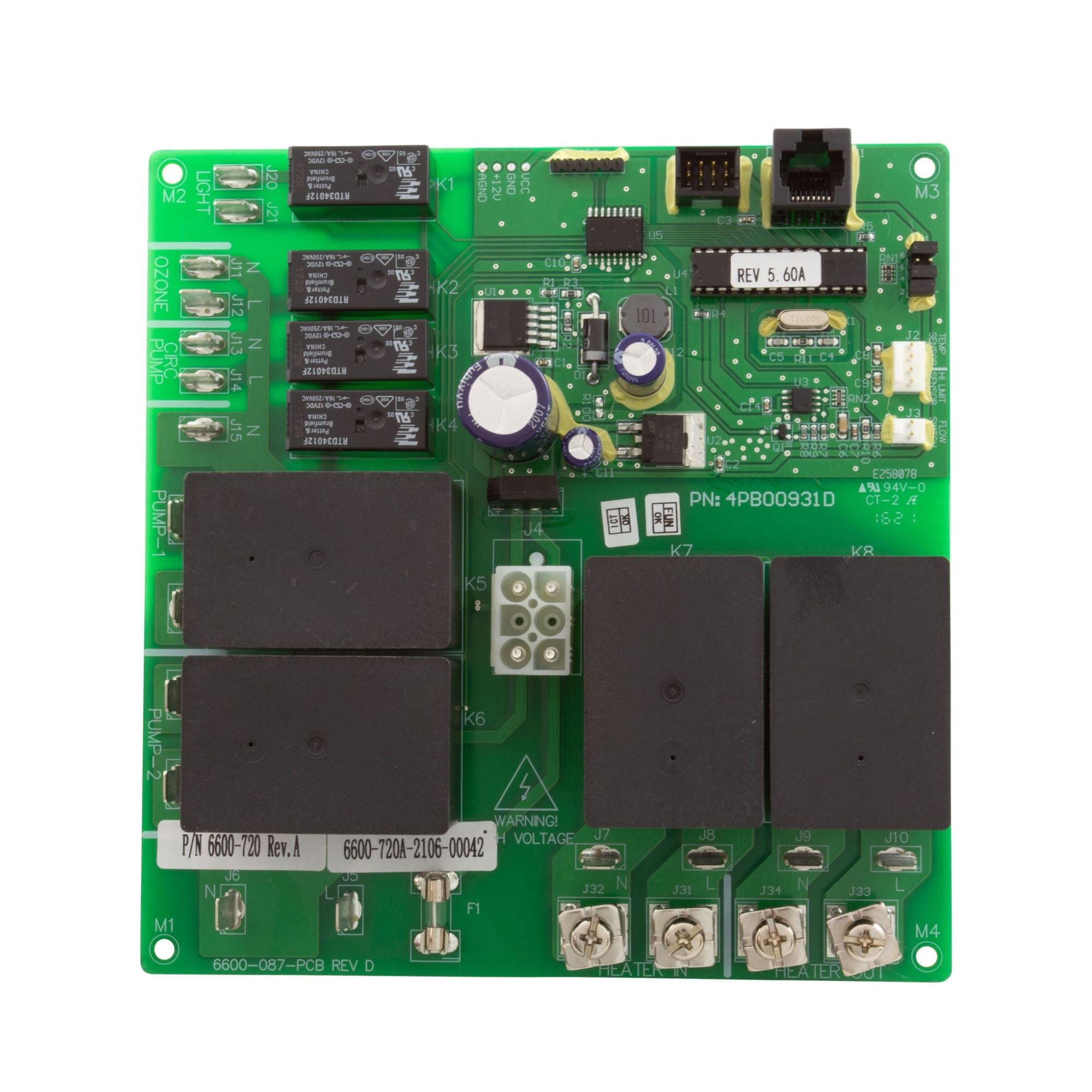 SUNDANCE SPAS JACUZZI CIRCUIT BOARD FOR SPA & HOT TUB ELECTRICAL SYSTEM - 6600-720