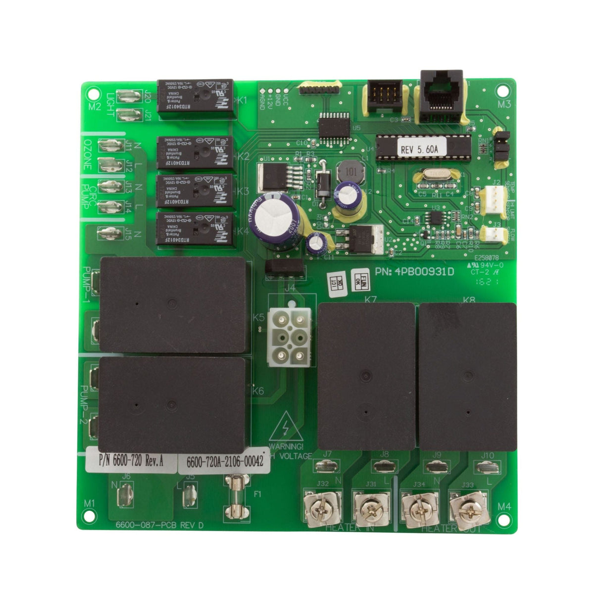 SUNDANCE SPAS JACUZZI CIRCUIT BOARD FOR SPA & HOT TUB ELECTRICAL SYSTEM - 6600-720